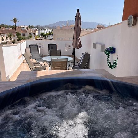 Atico Helena con solarium y jacuzzi privado en Laguna Beach Vera Exterior foto