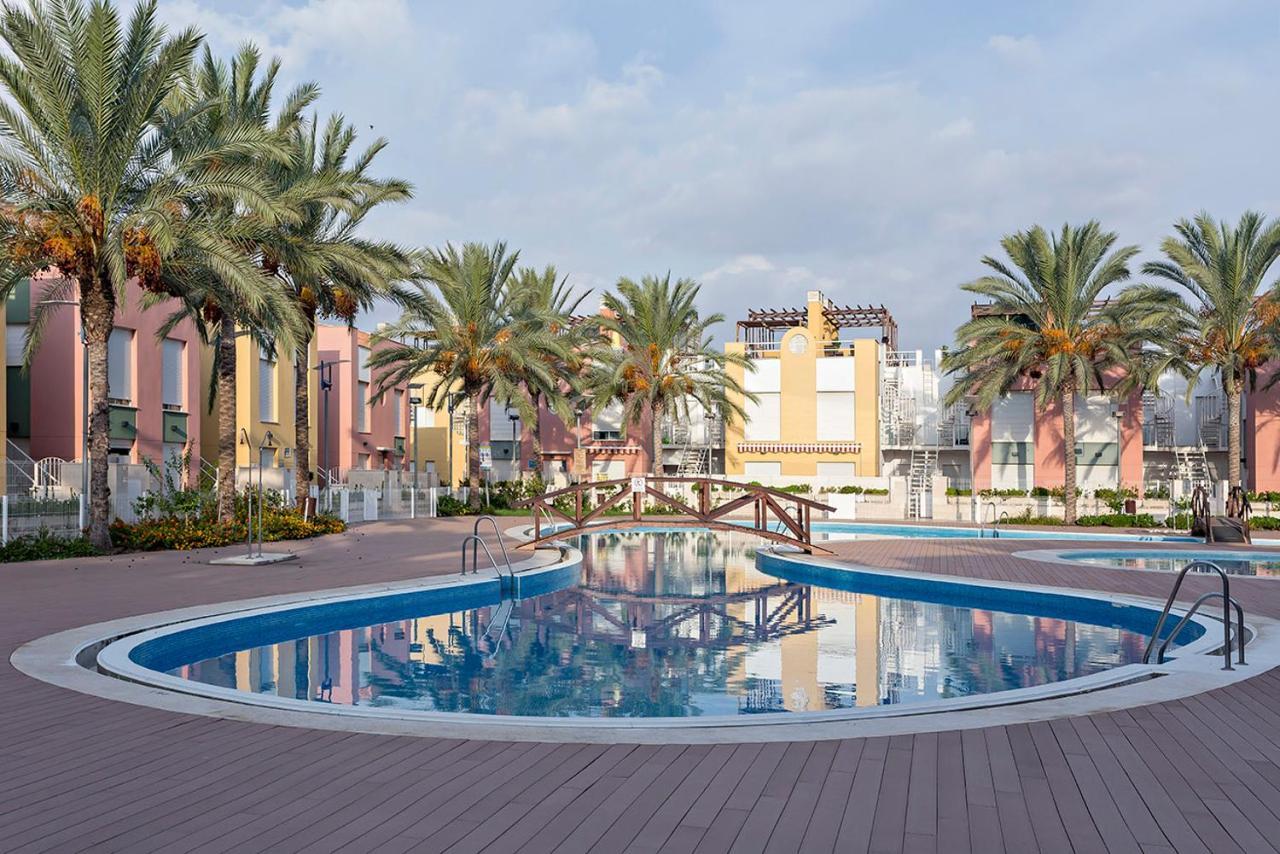Atico Helena con solarium y jacuzzi privado en Laguna Beach Vera Exterior foto