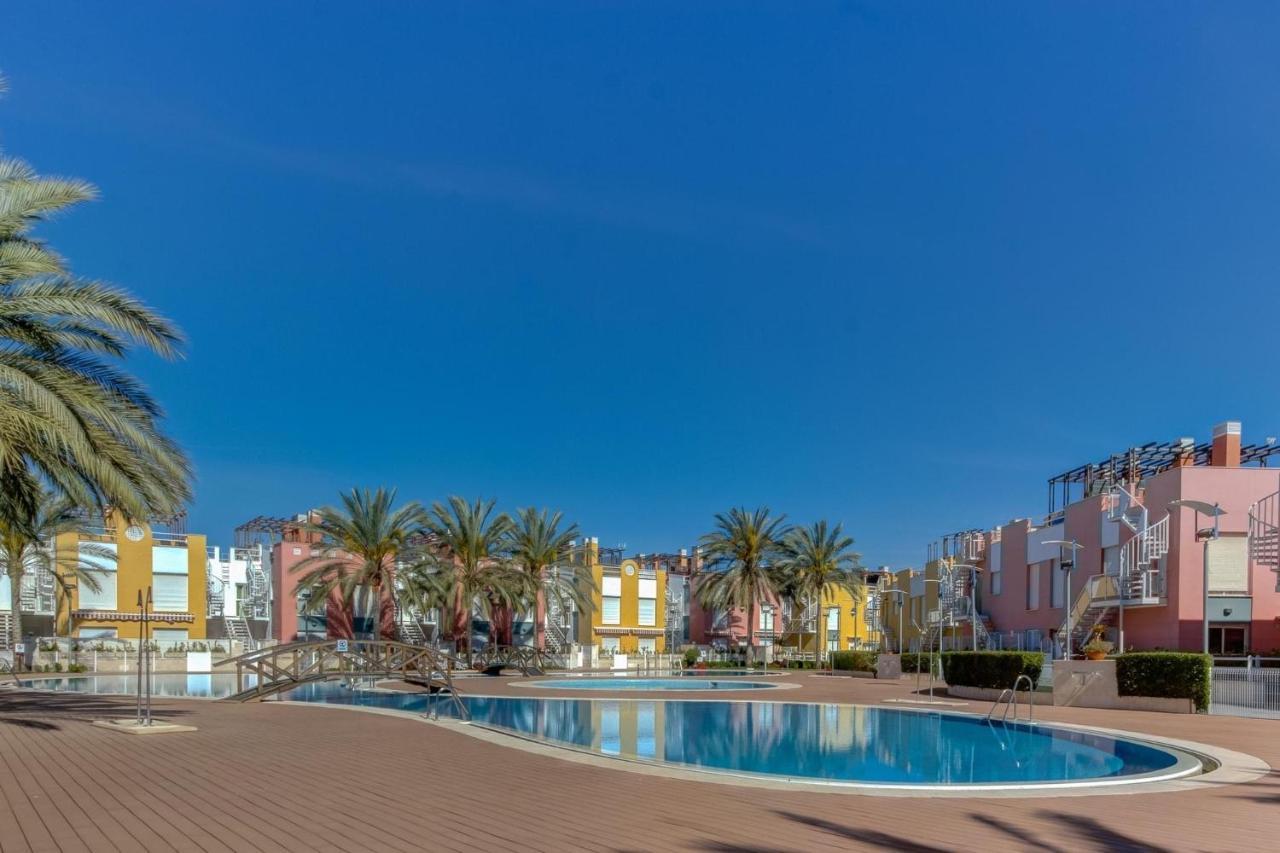 Atico Helena con solarium y jacuzzi privado en Laguna Beach Vera Exterior foto