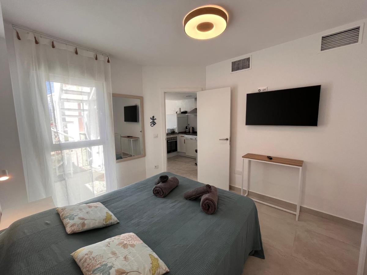 Atico Helena con solarium y jacuzzi privado en Laguna Beach Vera Exterior foto
